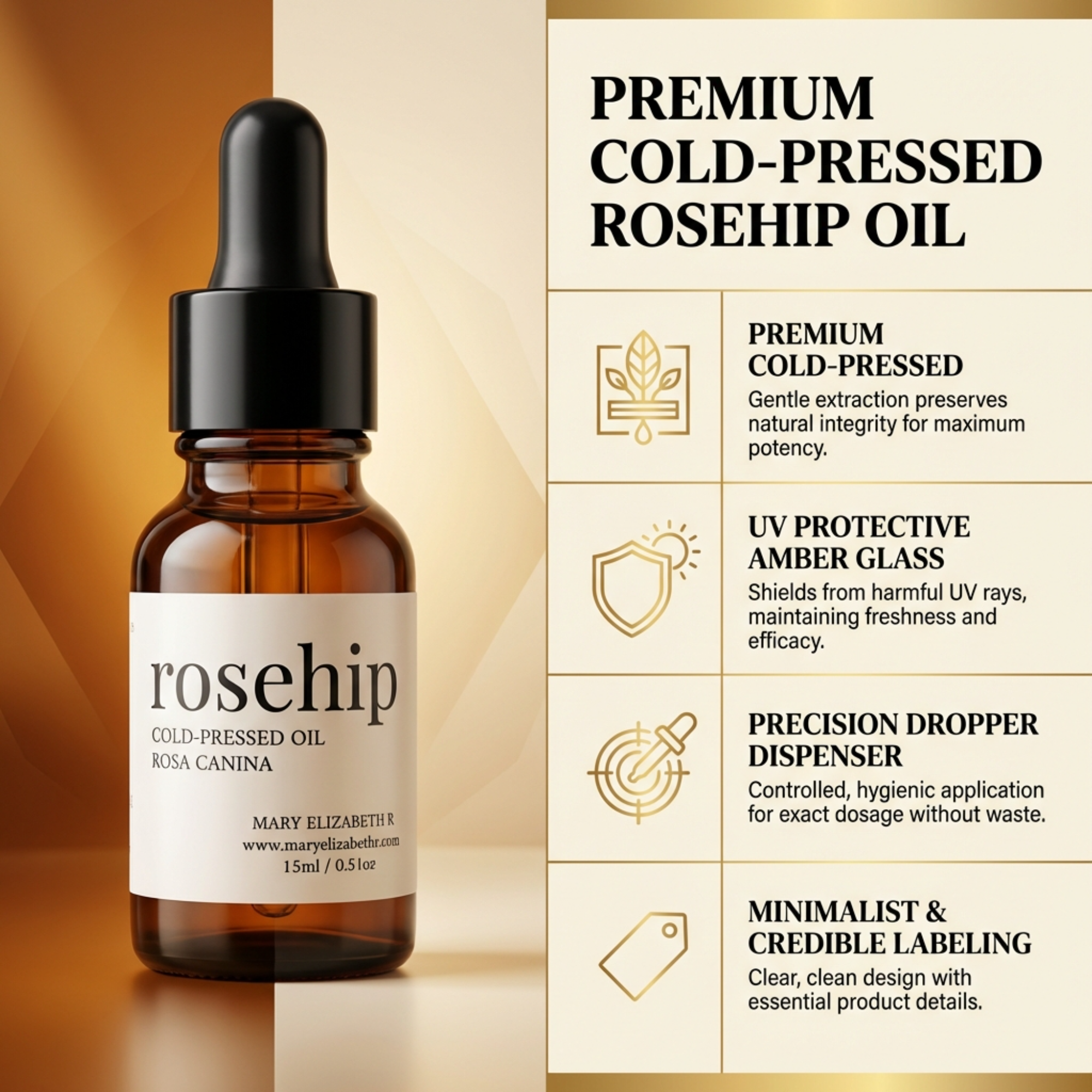 AI-generated skincare product Amazon listing visual created with ListingBrain